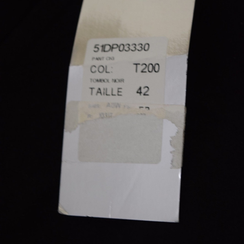 Thierry Mugler Mens Black Cotton Pants 32 - Picture 4 of 8